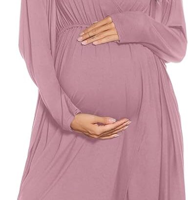 7 Maternity Gowns That Combine Comfort and Elegance